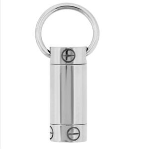 Cartier 18K white gold love screwdriver pendant